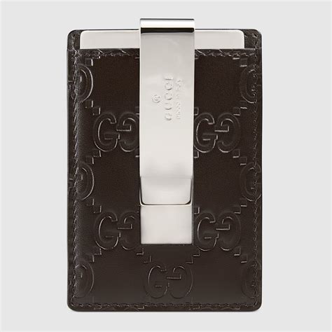 gucci business card holder ebay|card holder money clip gucci.